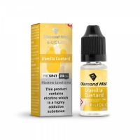 Diamond Mist Nic SALT Vanilla Custard E-Liquid 10ml - 10mg & 20mg